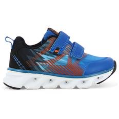 Leaf Skalka Blinkande Sneakers, Blå/Orange, 31