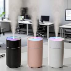1 st 230 ml sladdlös färgglad mini-luftfuktare med kall dimma - supertyst och bärbar för sovrum, bil, kontor - 1200 mAh batteri ingår, födelsedagspres (Multi-size)