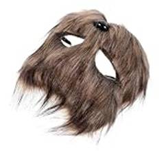 SOIMISS Mask Cirkus Fotobås Rekvisita Rävdräkt Djur Klä Upp Kostym Vargdräkt Räv Halvansikte Rekvisita För Karnevalsfotobås Cosplay Män Och Kvinnor Konstgjord Ull Studentbal Festtillbehör