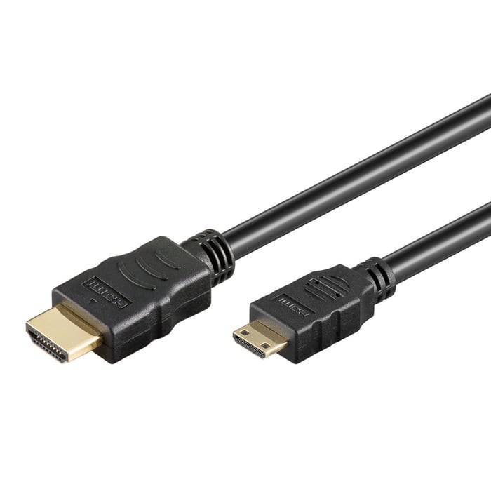 Mini-HDMI-kabel High Speed 2 m