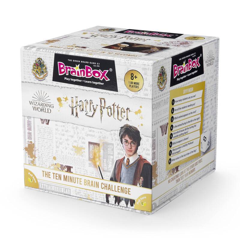 BrainBox , Harry Potter , Card Game , Ages 8+ , 1+ Players , 10...