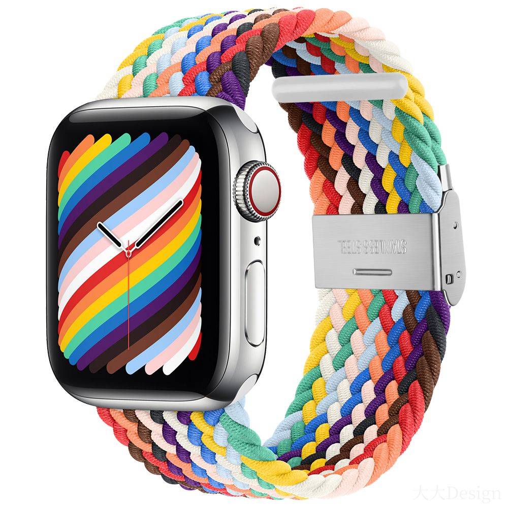 Devia Sport4 Nylon Braided Loop (Watch 49/46/45/44/42mm) - Rainbow