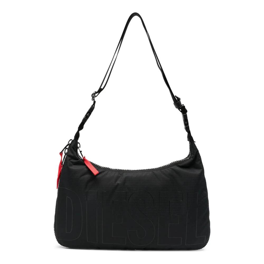 Diesel Zip-D Crossbody Bag - Tasker - Herre - Sort - ONE SIZE - Uld