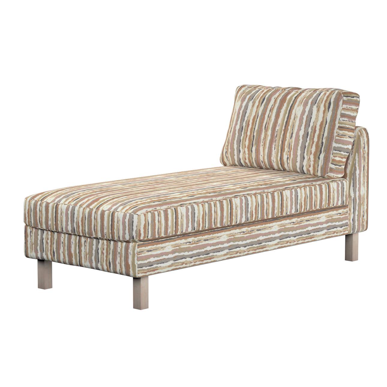 Karlstad klädsel schäslong, Bouclé flerfärgad, 80 X 160 X 80 CM, Cosy Home
