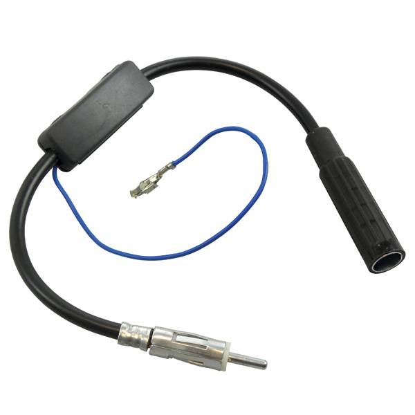 Antenneforstærker 30 cm - DIN(han) - DIN(hun)