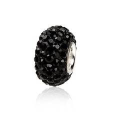 Charm led med swarovski krystaller