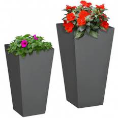 2x Kruka Utomhus och Inomhus Fyrkant 55 - 45 cm