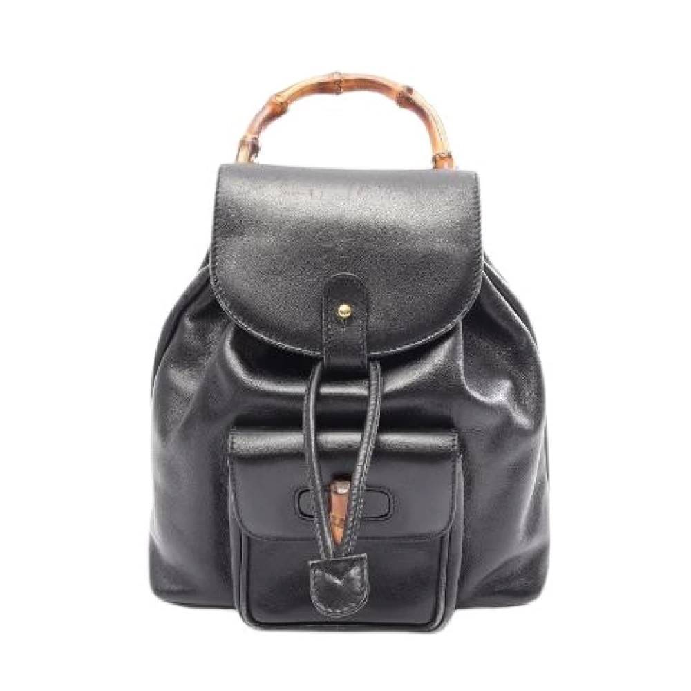 Gucci Vintage - Pre-owned Läderryggsäck Vintage - Dam - ONE Size - Läder