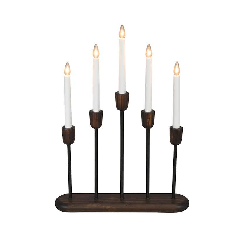 Adventsljusstake Gnosjö Konstsmide 5 LED