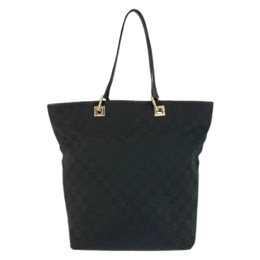 Gucci Vintage - Pre-owned GG Canvas Läder Tote Bag Vintage - Dam - ONE Size - Läder