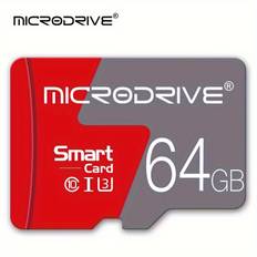 TEMU Microdrive Red Gray High Speed Micro Tf Sd Card 4gb 8gb 16gb 32gb 64gb 128gb 256gb Memory Card U3 Class 10 Tf Flash Card For Sd Adapter