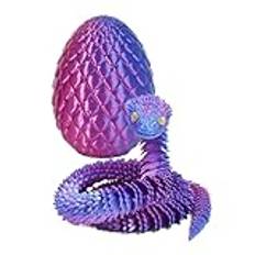 3D Dragon Egg | Dragon Egg Toy | Articulated Gem Dragon Mystery Toys | Dragon Egg Fidget Toy | Detachable Dragon Scale Eggs Toy | Dragon Crystal Dragon With Dragon Egg For Kids Toy