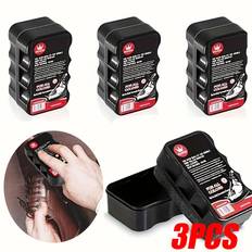 TEMU 3pcs Of Shoe Polish Sponge, Transparent Shoes Care And Maintenance Shoe Polish