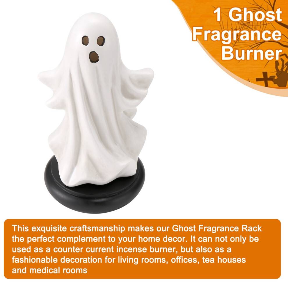 Incense Holder,Waterfall Burner Cute Backflow Incense Burner, Figurine for Halloween Decorations