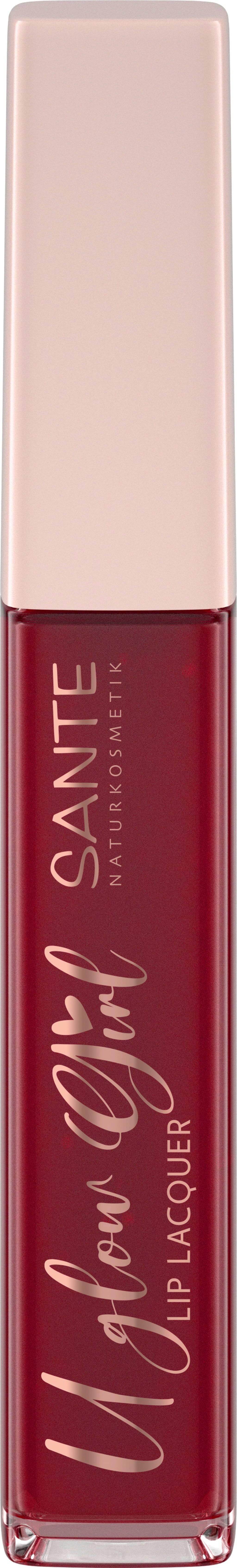 Santé – naturally. U Glow Girl Lip Lacquer - 03 Röd