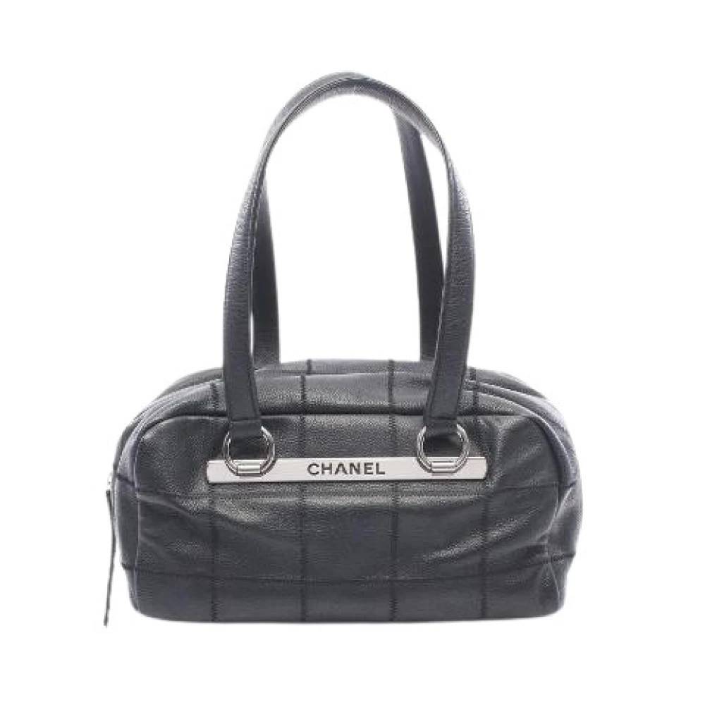 Chanel Vintage - Pre-owned Chocolat Bar Grained Calfskin Boston Bag Vintage - Dam - ONE Size - Läder