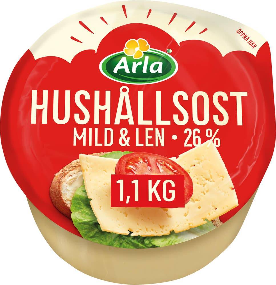 Hushållsost 26%