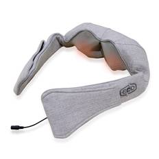 medical WEB limited color Soda Seisakusho Neck Massager Stiff Shoulder Massage Neck Shoulder Waist Back Thigh Massage Device Heater Gray [Certified
