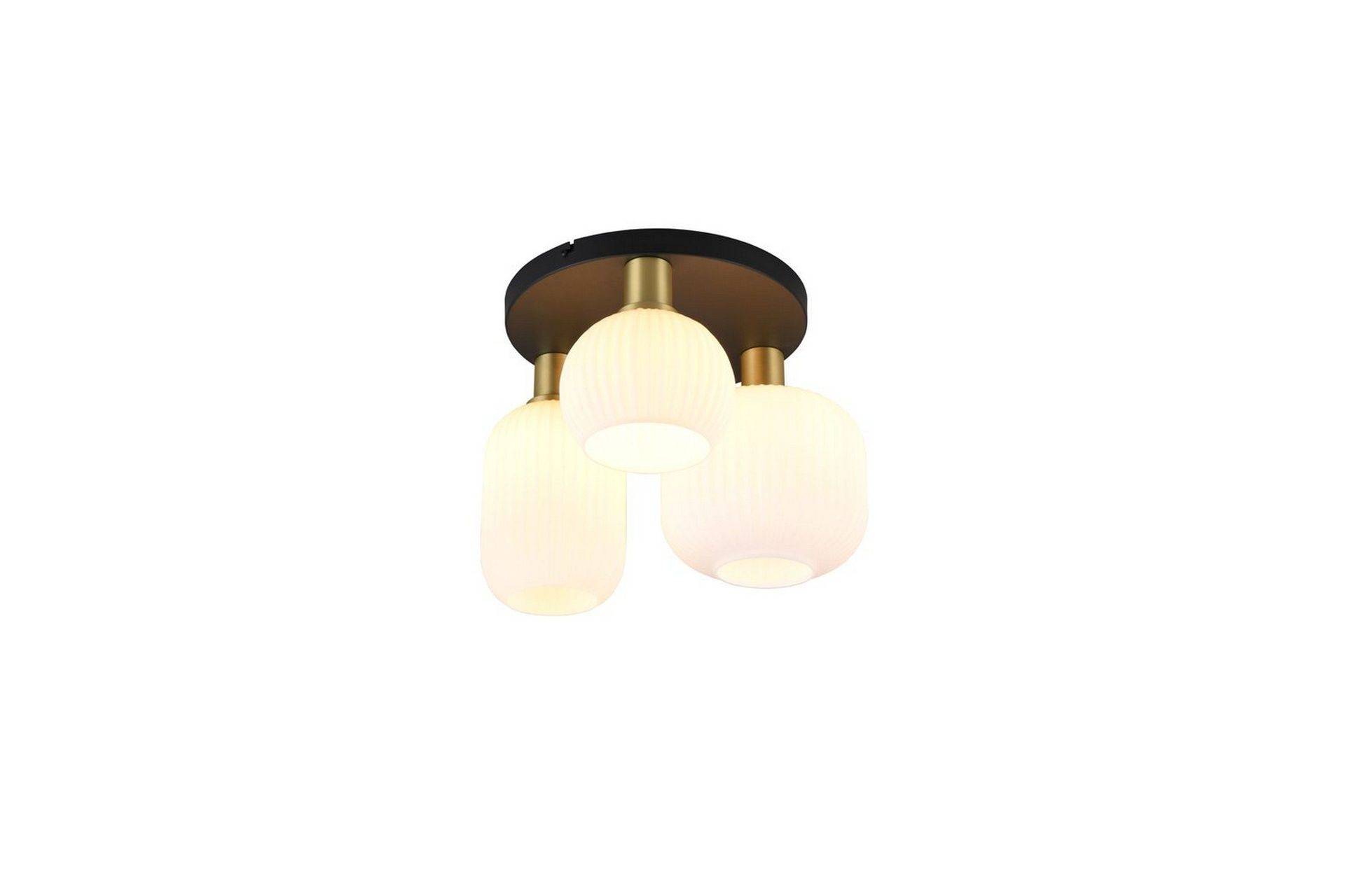 Trio Lighting Taklampa TRIO Diva Mattmässing/vit - Mattmässing/vit Plafond