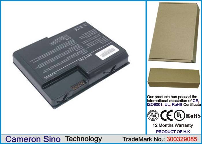 Batteri til bærbar computer, laptop til Acer Aspire 2002WLCi, Aspire 2026LMi m.fl..