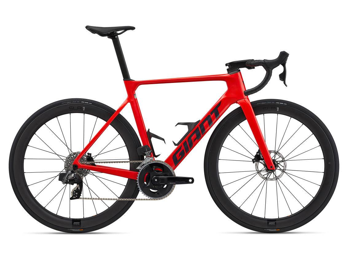 Giant Propel Advanced Pro 1 2023 - Sram Rival eTap AXS 12sp - Giant SLR 1 50 Carbon - 018 / L / Phoenix Fire