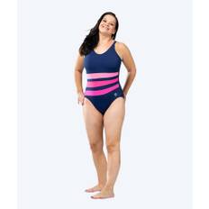 Watery badedragt med indlæg til damer - Mystique Stripes - Pinky