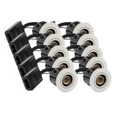 10 st LEDlife downlight Inno88 Utomhusbruk - GU10, Vit, IP44, godkänd i isolering