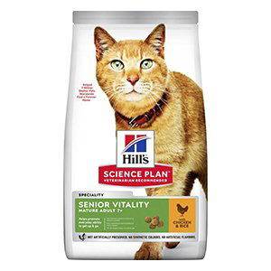 Hills SP Cat Senior Vitality 7+, Chicken with Rice