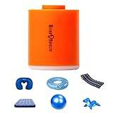 BSOA Liten pump 2.0 bärbar luftpump med 1 300 mAh batteri USB uppladdningsbar ultra-mini luftpump för pool flyter luftmadrass simning ring vakuum förvaringspåsar