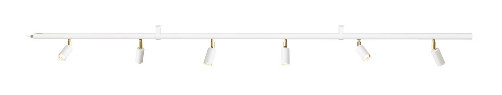 Starlight 6 Taklampa - Vit strukturlack RAL 9016