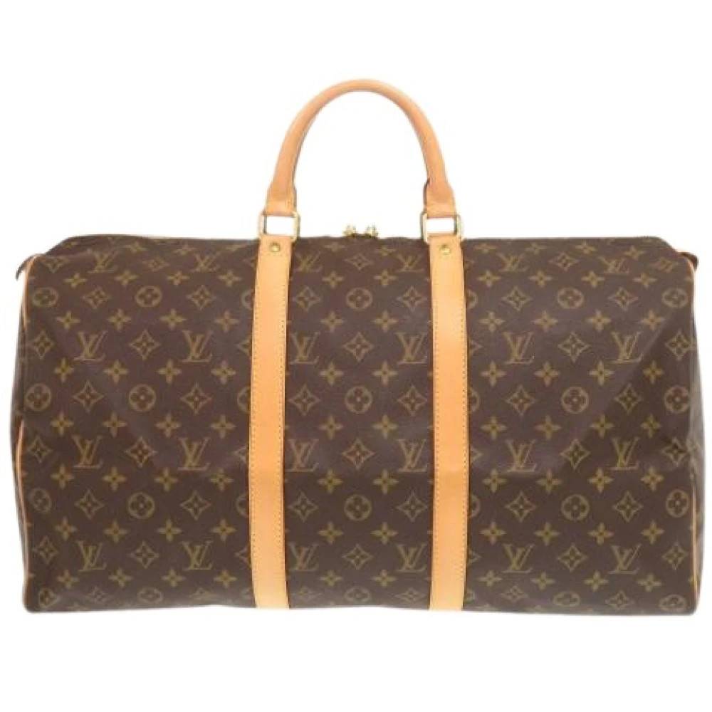 Louis Vuitton Vintage Pre-owned Keepall 50 Boston Taske - Vintage - unisex - Brun - ONE SIZE - Læder
