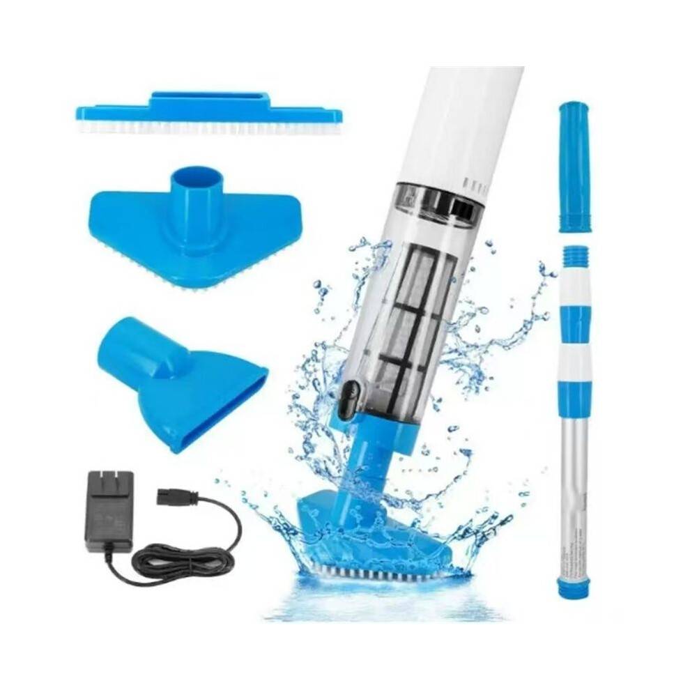 3-in-1 Cordless Pool Vacuum Cleaner EU Plug Handheld Pool Cleaner for Spas Hot Tubs Small Pools EU Plug