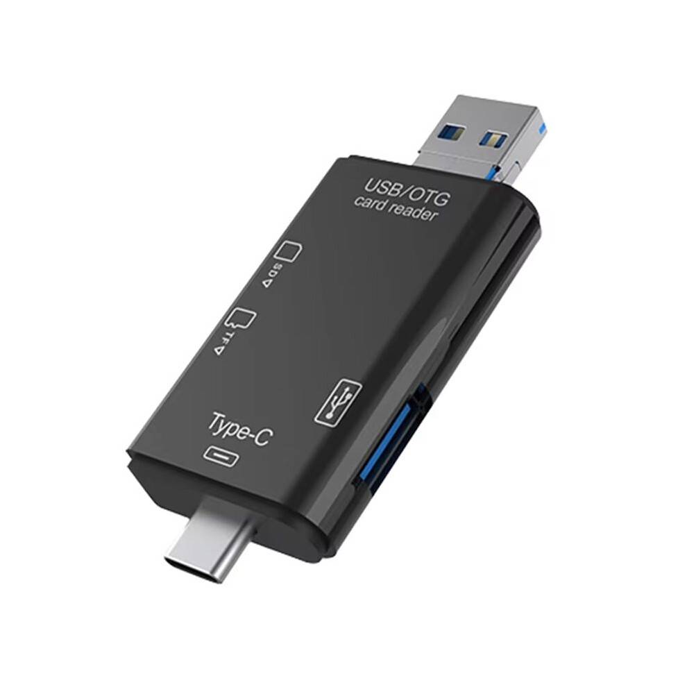 OTG TF Type C Micro- Card Reader Type C to Usb Otg Adapter 6 In1 USB 2.0 TF Card USB Flash Drive Card Reader B