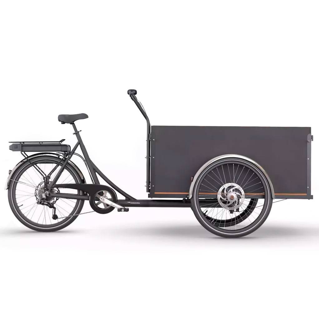 Christiania Light Hbox +30 Promovec El Ladcykel - Rummelig Transportcykel til 6 Børn eller Varetransport, 690 Wh / 19,2 Ah / 36V Batteri, 250 W Motor.