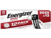 Energizer Knapcellebatteri CR 2025 Lithium 163 mAh 3 V 12 stk