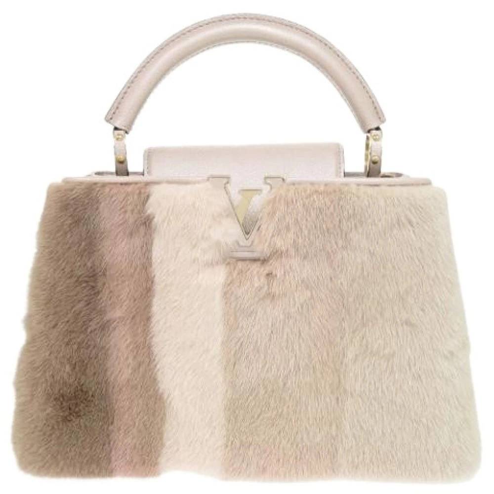 Louis Vuitton Vintage Pre-owned Vintage Håndtaske - Vintage - Dame - Beige - ONE SIZE - Uld