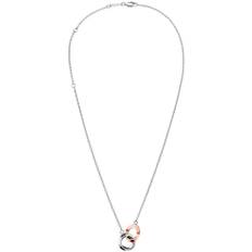 Calvin Klein Beauty Silver Stainless Steel Ring Pendant Necklace KJ4NPN200100