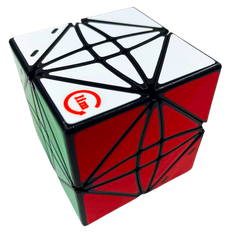 FangShi Lim Crucis Cube Type 3 Black (3x3 + Skewb Challenge) - Rubiks Kub