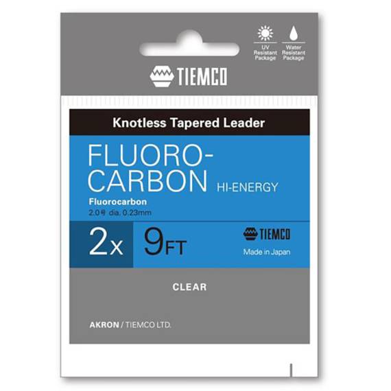 Tiemco Fluorcarbon Taperad Tafs Hi-energi 9ft - 3X