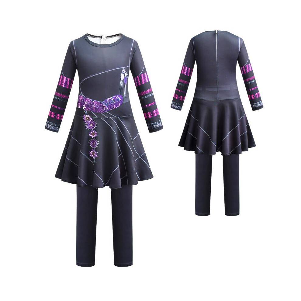 (4873, 160cm) New Cosplay Witch Hunter Group Character Bodysuit Jumpsuit Halloween Costume Performance Outfit 4873