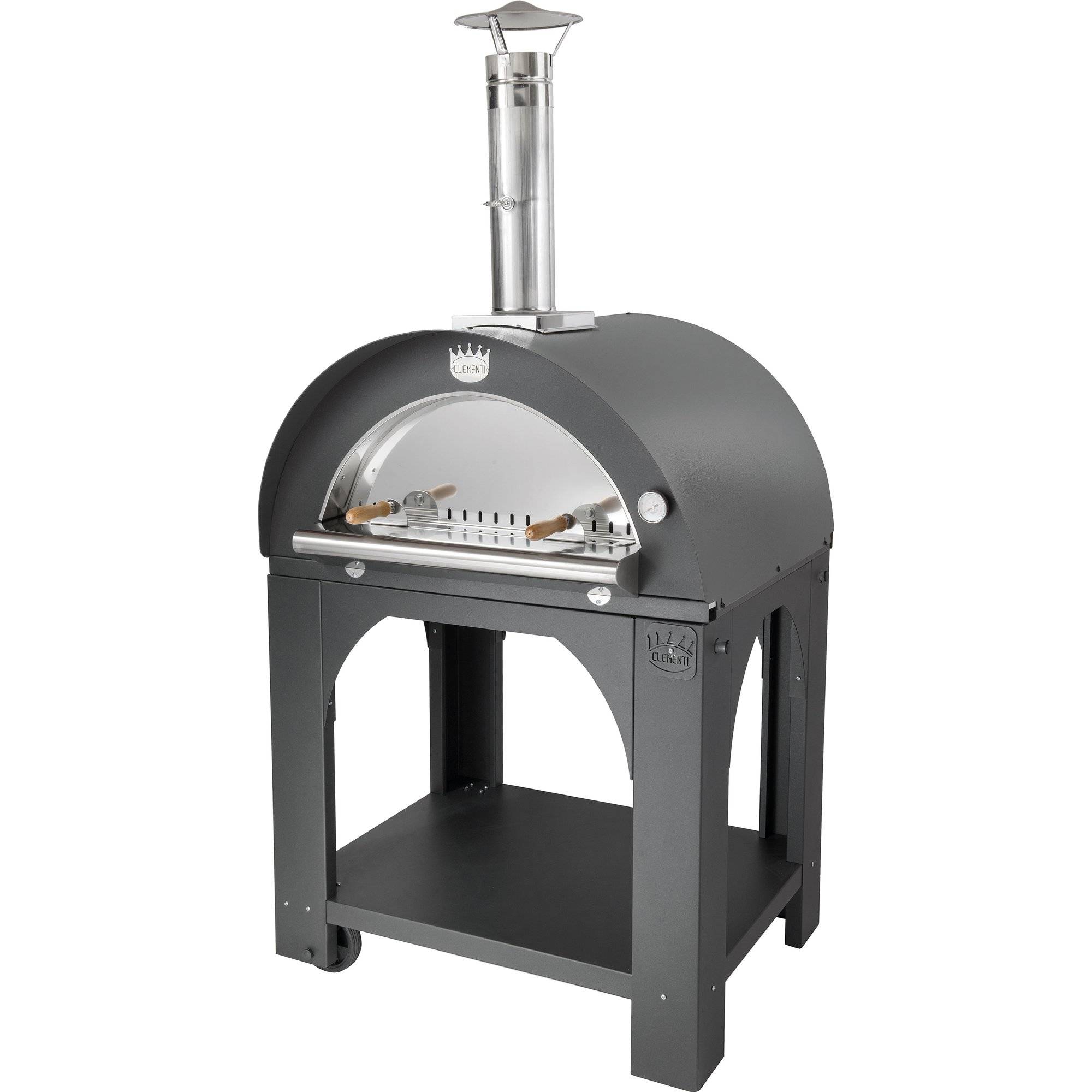 Clementi forni Vedeldad Pizzaugn 80x60 cm. Antracit
