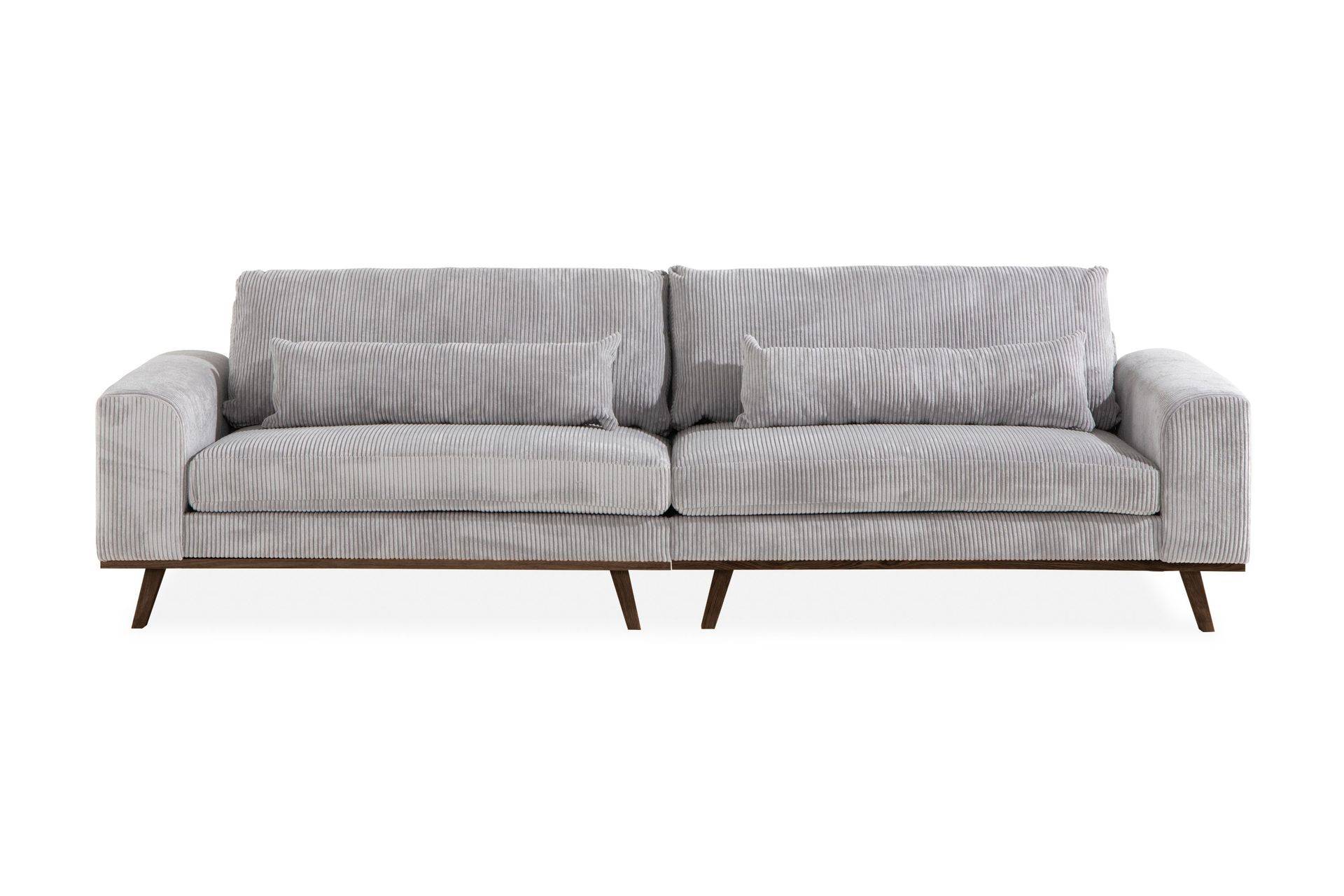 Copenhagen 4-personers Manchestersofa - Lysegrå