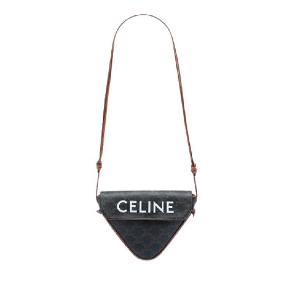 Celine Vintage Pre-owned Vintage Skuldertaske - Vintage - Dame - Brun - ONE SIZE - Uld