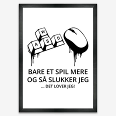 Et spil mere – pc - Plakat