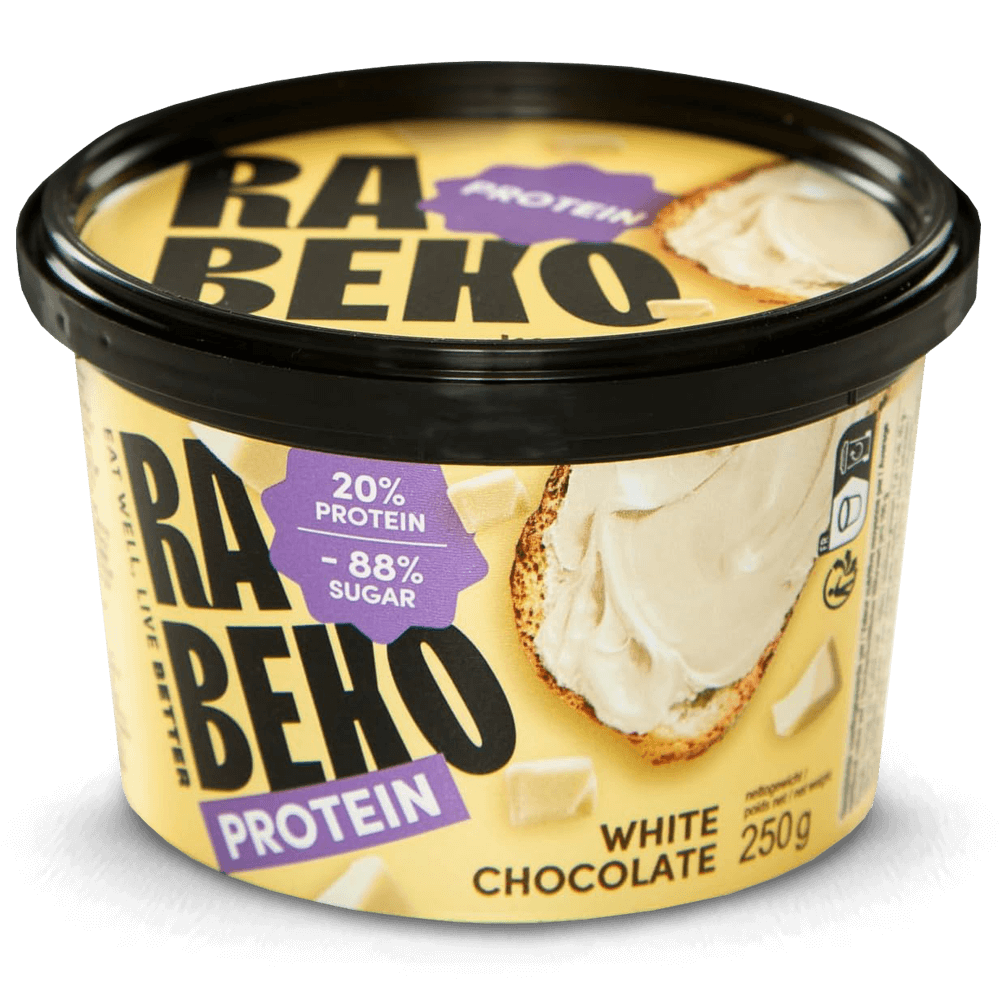 Rabeko White Chocolate Protein Spread - 250g.