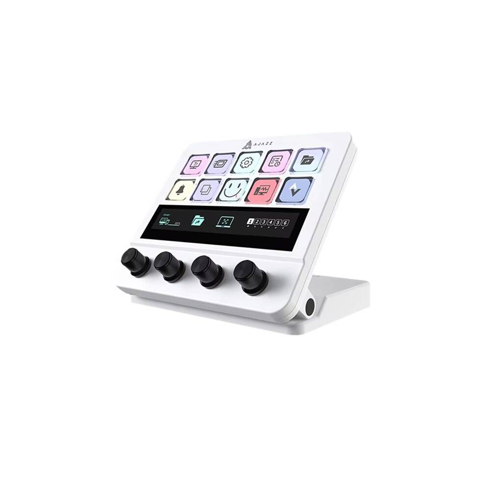Ajazz AKP05 Mechanical Macro Keyboard Multifunction Desktop USB Keyboard Multimedia StreamDock Office Laptop Controller B
