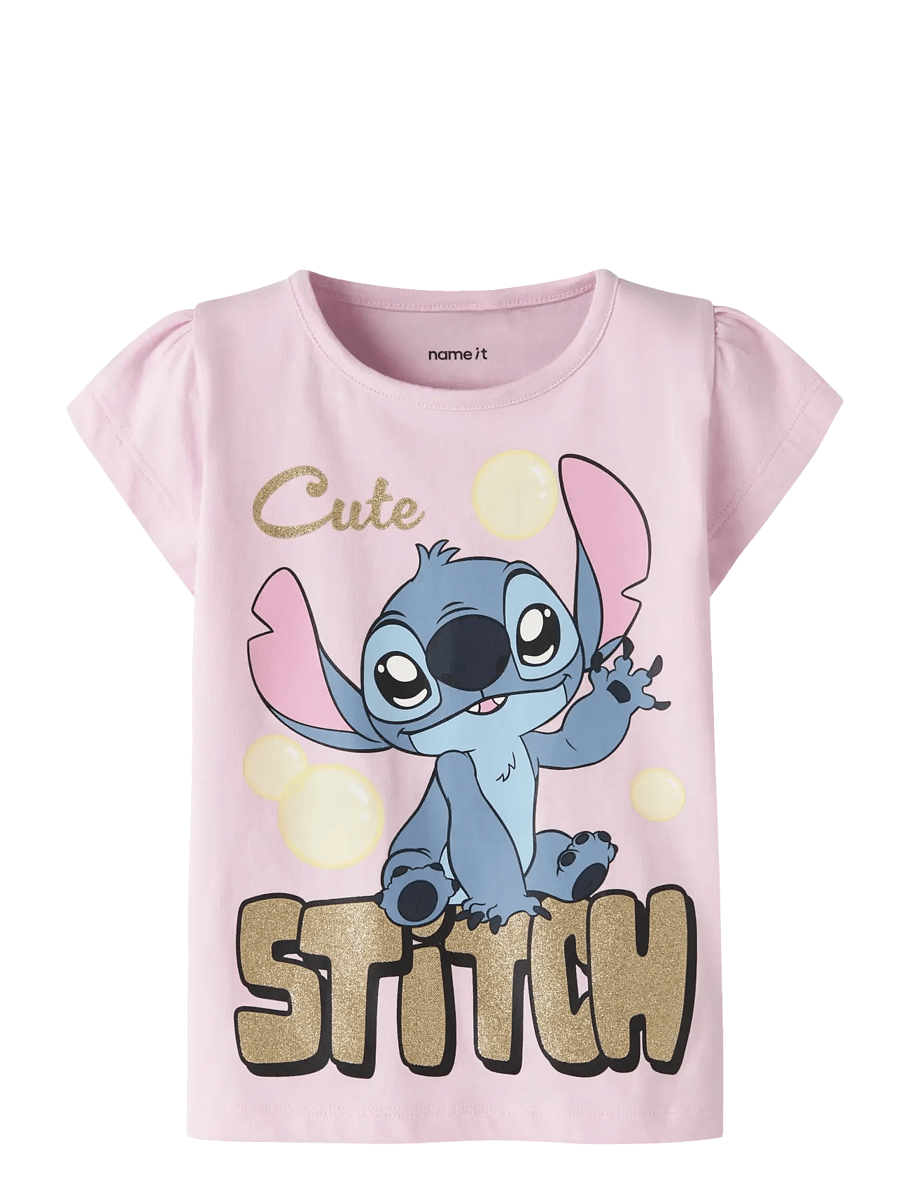 name it Nmffuba Stitch Ss Top Box Noos Wdi - Pink - 110