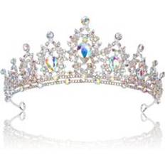 Crystal Wedding Tiara for Women Tiaras for Girls Royal Queen Crown Headband Princess Tiara for Bride Headpieces Birthday