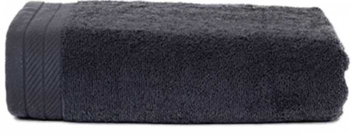 The One Towelling Økologisk Strandhåndklæde 100X180 Cm - Anthracite - 100x180 cm