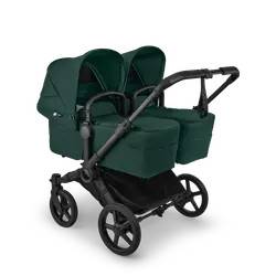 Donkey 6 tvillingvagn - Fern green